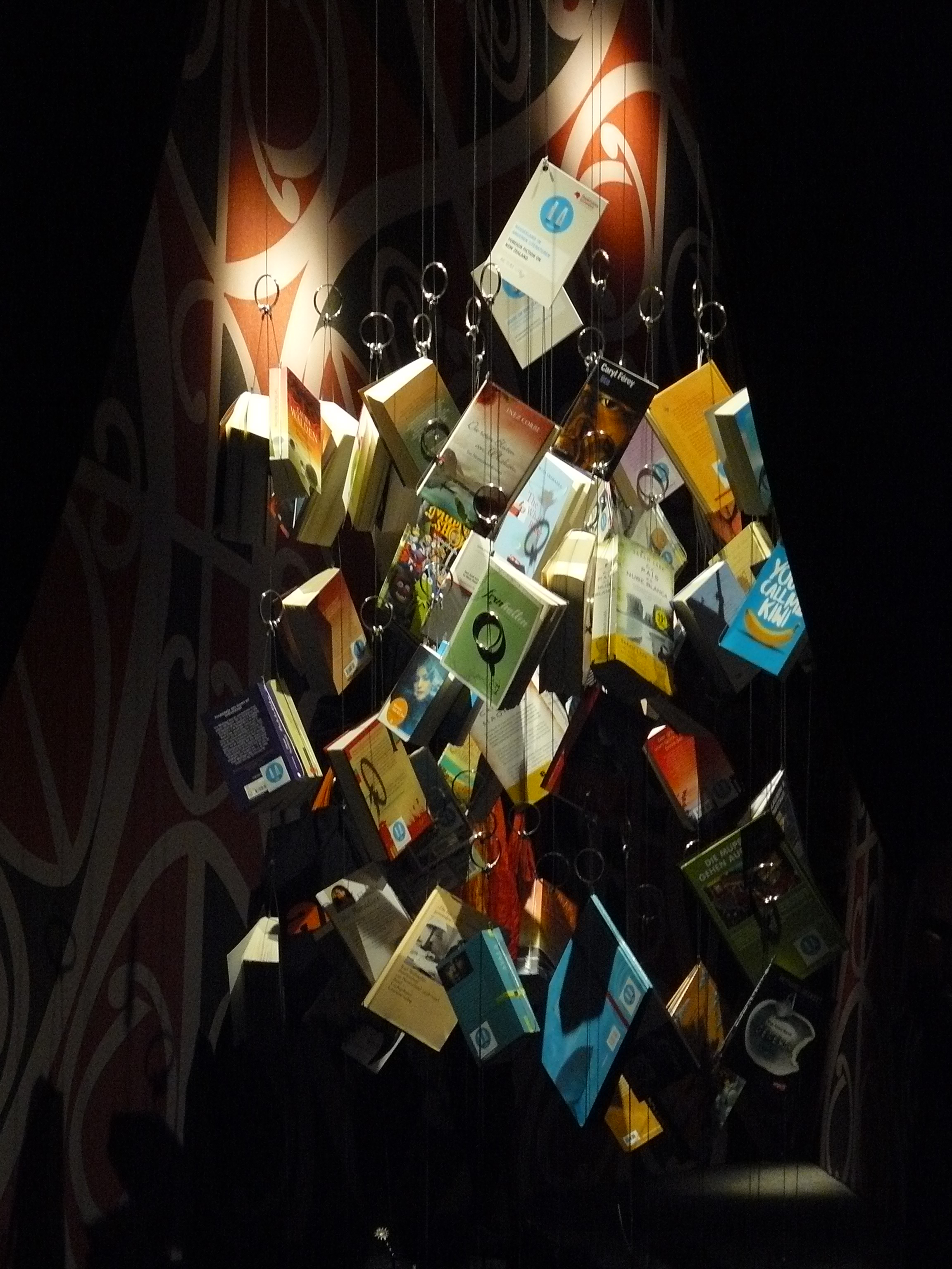 hängende Bücher