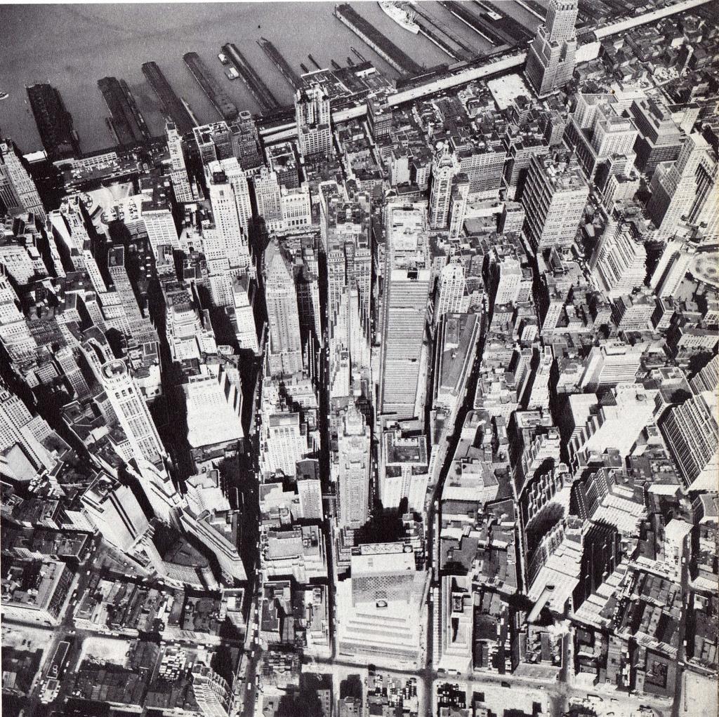So viele Gesichter. New York von oben, ca. 1960.